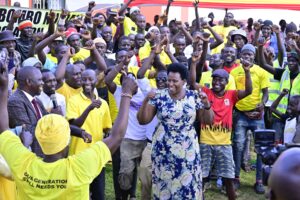 EXCITEMENT AS PRESIDENT MUSEVENI DONATES 50 BODA BODAS TO NUBIAN YOUTHS IN BOMBO