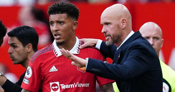 Jadon Sancho remains in exile as Man Utd confirm Ten Hag rebel will continue to train alone