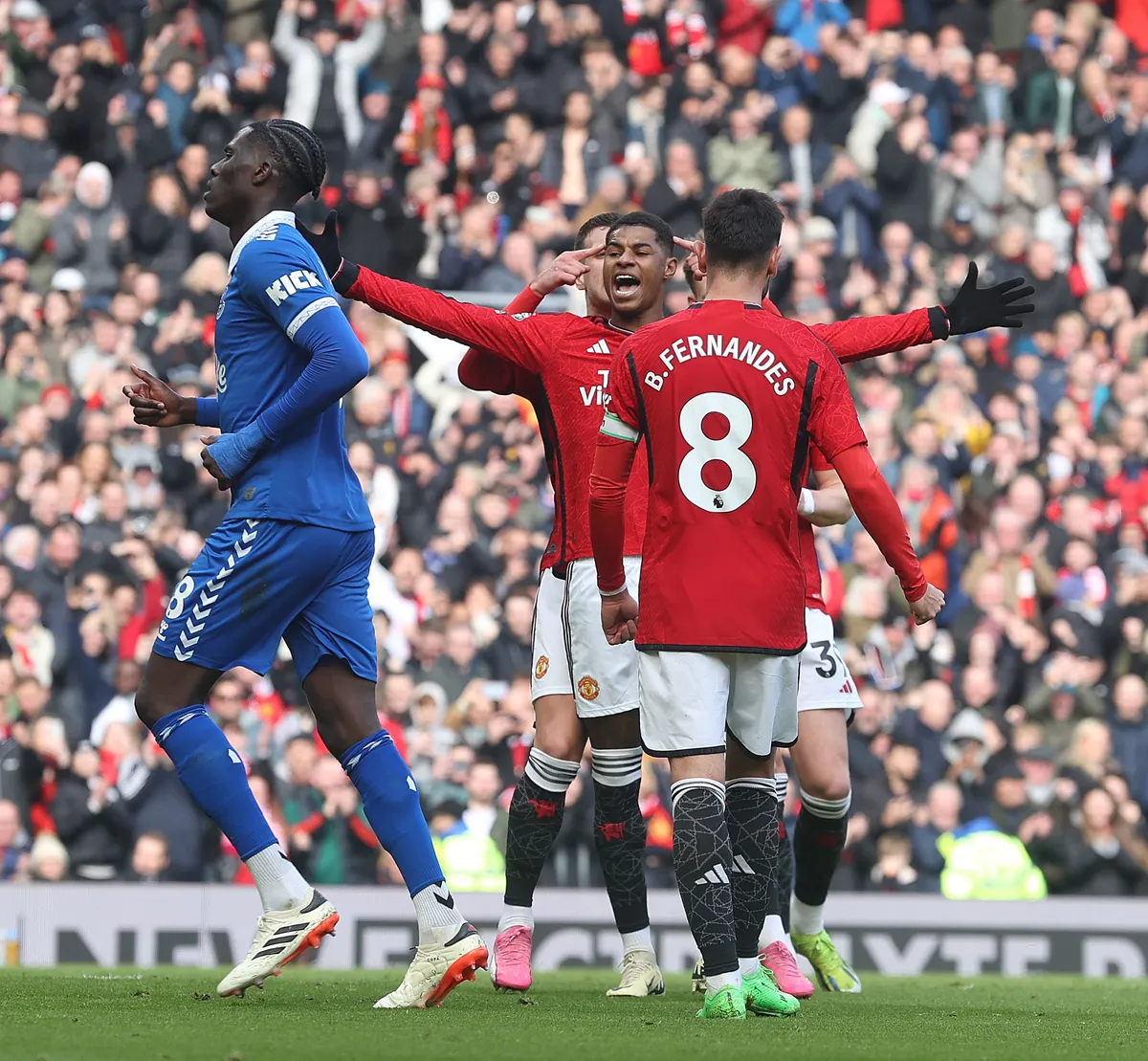 Man United 2-0 Everton: Alejandro Garnacho Wins TWO Penalties - Kmaupdates