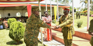 Uganda’s first son Gen. Muhoozi retires 150 UPDF soldiers