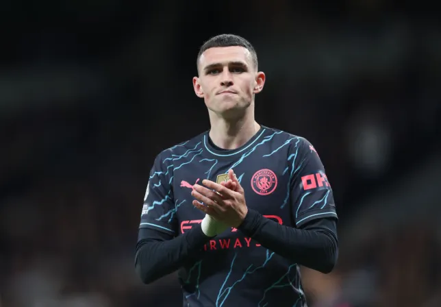 Manchester City ace Phil Foden reacts as he’s named Premier League Player of the Season