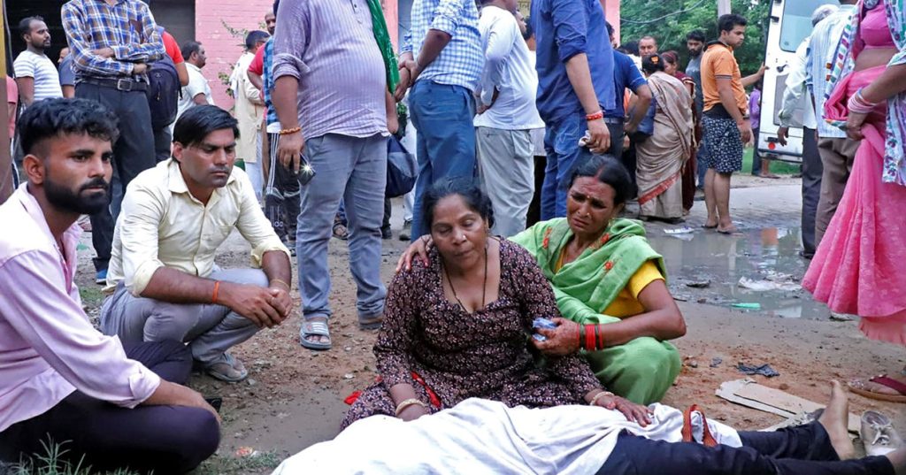 At least 116 killed in stampede at Hindu religious event in India