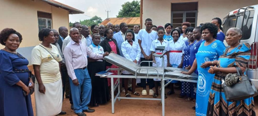 IN THEIR CONTINUED MOVE TO FOSTER PUBLIC HEALTH, MOTHERS UNION-BUGANDA DONATE DELIVERY BEDS TO LUTEETE HEALTH CENTRE LUWEERO DIOCESE