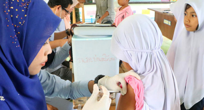 ASIA : Measles jab drive launched in South