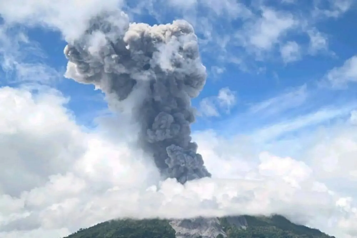 Rescuers evacuate 3,000 residents near Indonesia’s Mount Ibu after eruption