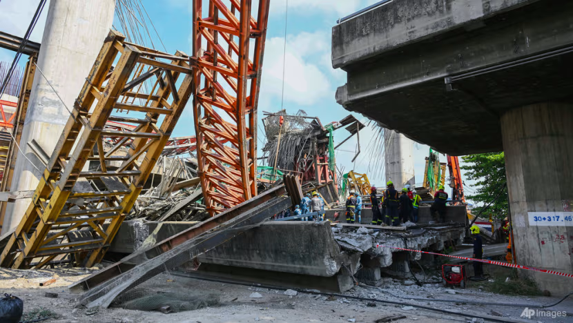 Five Dead, 27 Injured In Bangkok Expressway Crane Collapse